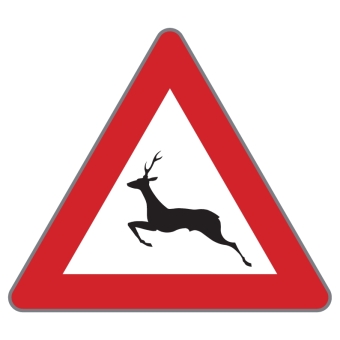 §50/13b Achtung Wildwechsel
