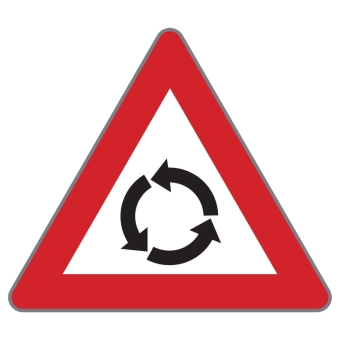 §50/3a Kreuzung mit Kreisverkehr