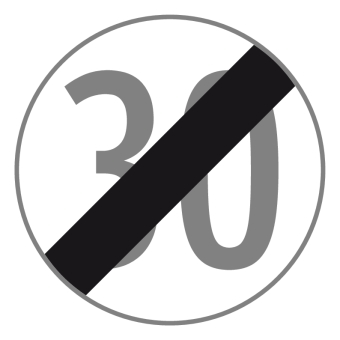 §52/10b Ende der Geschwindigkeitsbeschränkung (Baustelle)