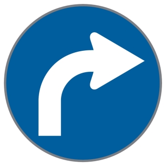 §52/15e Vorgeschriebene Fahrtrichtung (Baustelle)