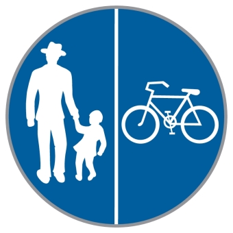 §52/17a/b Geh- und Radweg (getrennt)