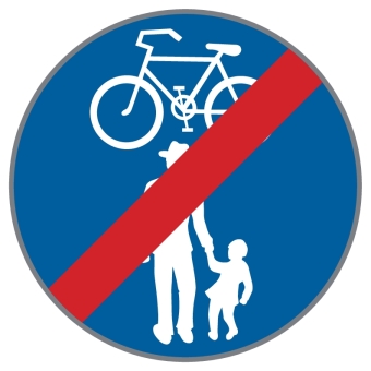 §52/17a/c Ende eines Geh- und Radweges (gemeinsam)