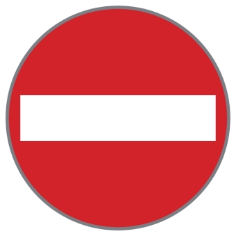 §52/2 Einfahrt verboten