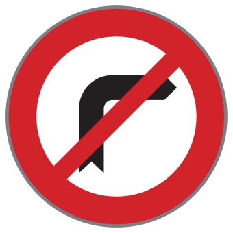 §52/3b Einbiegen nach rechts verboten