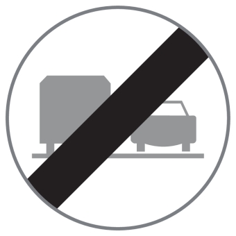§52/4d Ende des Überholverbotes für Lastkraftfahrzeuge