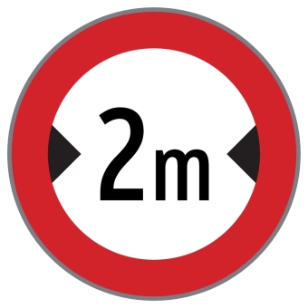 §52/9a Fahrverbot für über ...m breite Fahrzeuge (Baustelle)
