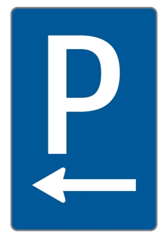 §53/1b Parkplatz        Pfeil linksweisend