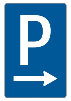 §53/1b Parkplatz        Pfeil rechtsweisend