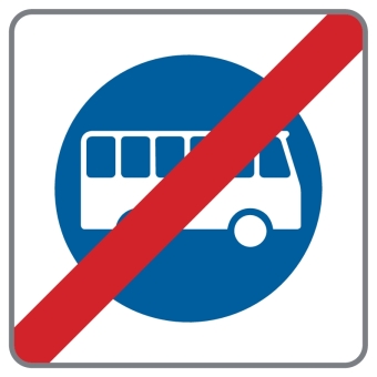 §53/24a Ende einer Straße für Omnibusse
