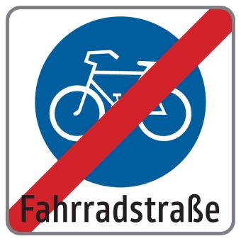 §53/29a Ende einer Fahrradstraße
