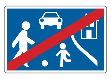 §53/9d Ende der Wohnstraße