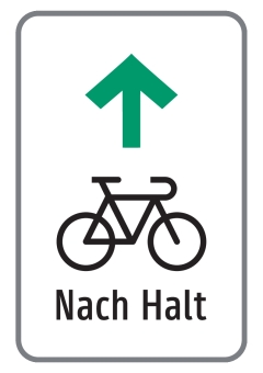§54n Grünpfeil für Radfahrer gerade