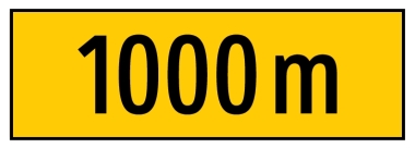 Wechseltafel gelb/schwarz