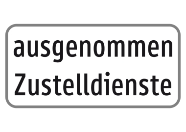 §54 Zusatztafel Bild Z16