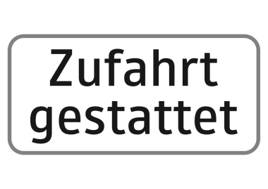 §54 Zusatztafel Bild Z20
