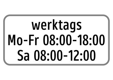 §54 Zusatztafel Bild Z63