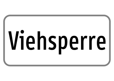 §54 Zusatztafel Bild Z66