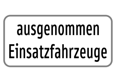 §54 Zusatztafel Bild Z92
