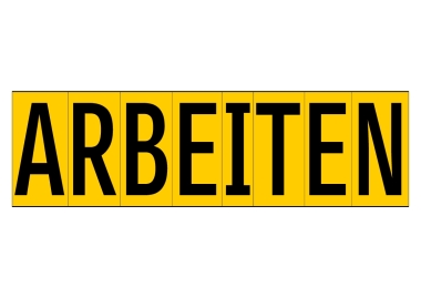 Buchstabe/Ziffer für Umleitungstafel 1500x1000mm