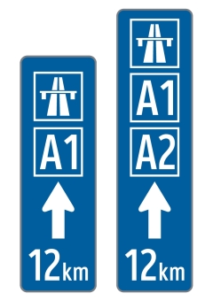 Hinweise Autobahn