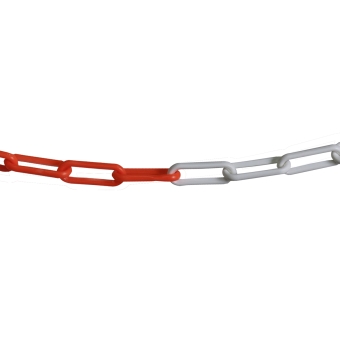 Signalkette PE weiß/rot