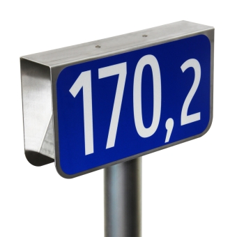 Kilometertafel Ausführung d)