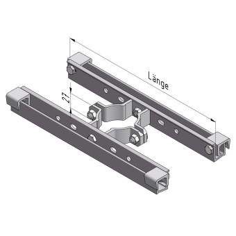 NDKC-Lasche, beidseitig standard