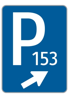 Parkplatztafel          1. Ausfahrt
