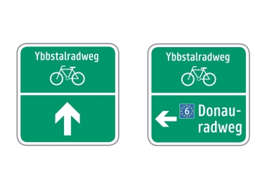 Radwegschild