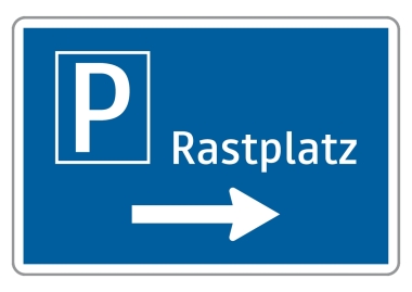 §53 2. Ausfahrtswegweiser Rastplatz
