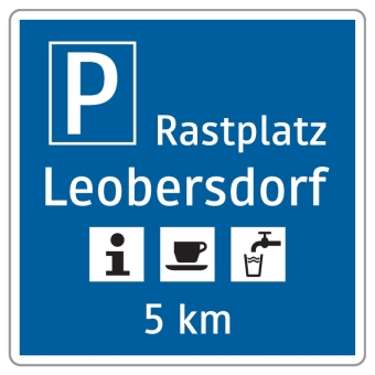 §53 Rastplatzankündigung ...