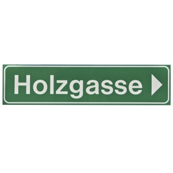 Straßenbezeichnungstafel Alu