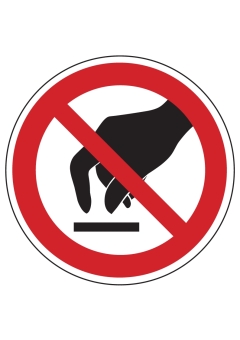 Berühren verboten