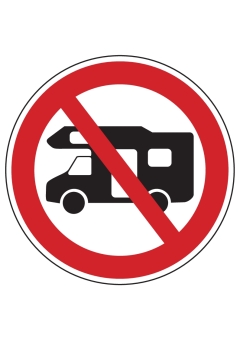 Campen verboten