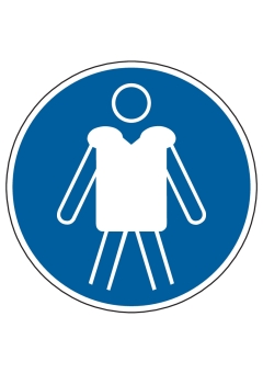 Rettungsweste anlegen