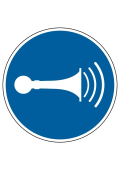 Akustisches Signal geben