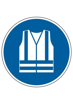 Warnweste benutzen