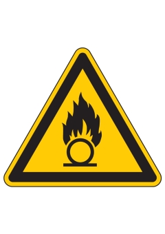 Warnung vor brandfördernden Stoffen