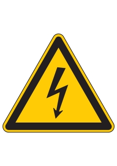 Warnung vor elektrischer Spannung
