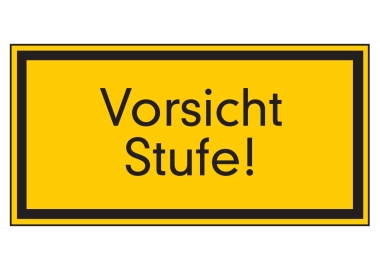 Vorsicht Stufe!