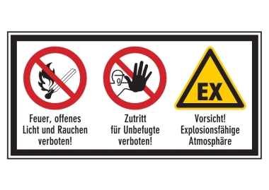 Mehrsymbolschild P003 / P06 / EX