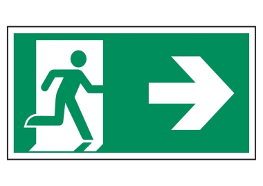 Rettungsweg rechts