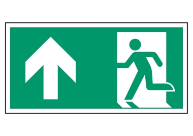 Rettungsweg geradeaus