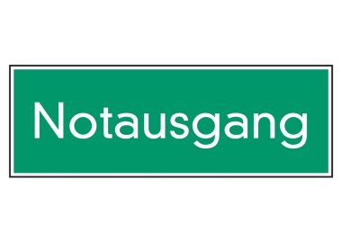 Notausgang!