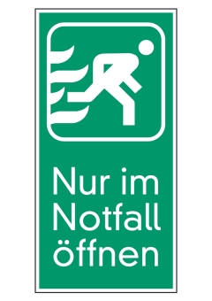 Nur im Notfall öffnen