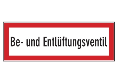 Be- und Entlüftungsventil