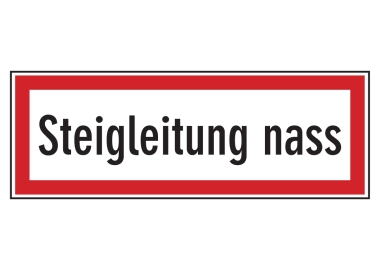 Steigleitung nass