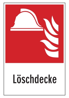 Löschdecke Kombischild