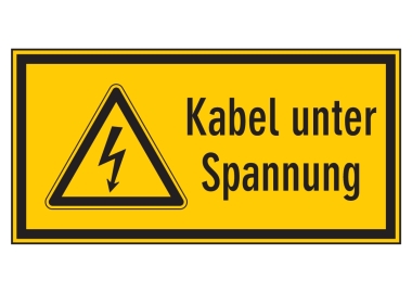 Kabel unter Spannung