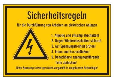 Sicherheitsregeln